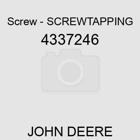 Screw - SCREWTAPPING 4337246
