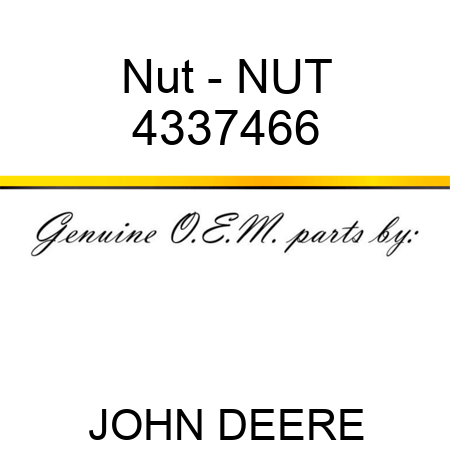 Nut - NUT 4337466
