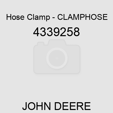 Hose Clamp - CLAMP,HOSE 4339258