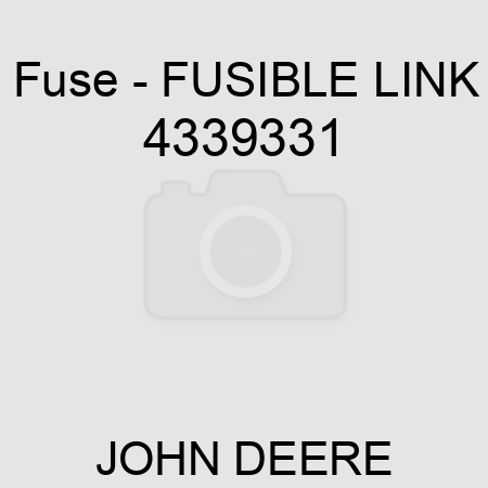 Fuse - FUSIBLE LINK 4339331