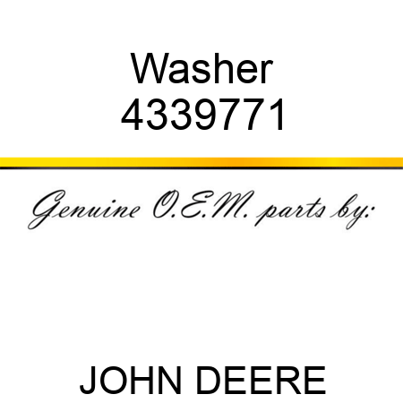 Washer 4339771
