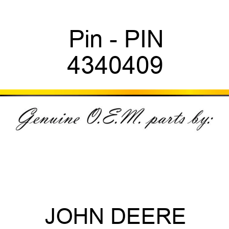 Pin - PIN 4340409