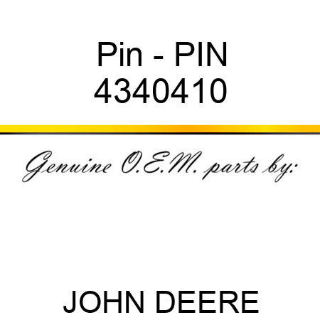 Pin - PIN 4340410