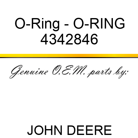 O-Ring - O-RING 4342846