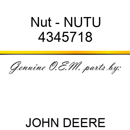 Nut - NUT,U 4345718