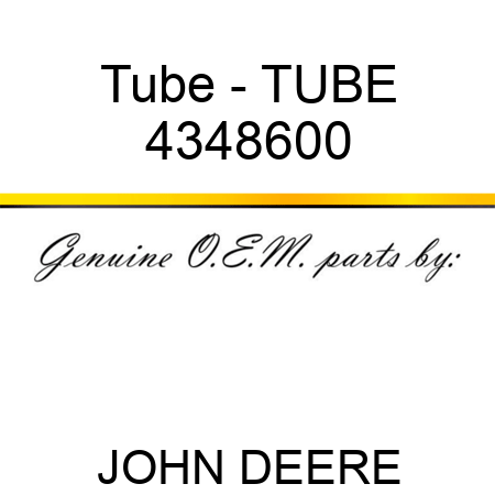 Tube - TUBE 4348600