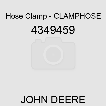 Hose Clamp - CLAMP,HOSE 4349459