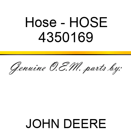 Hose - HOSE 4350169