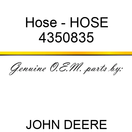 Hose - HOSE 4350835