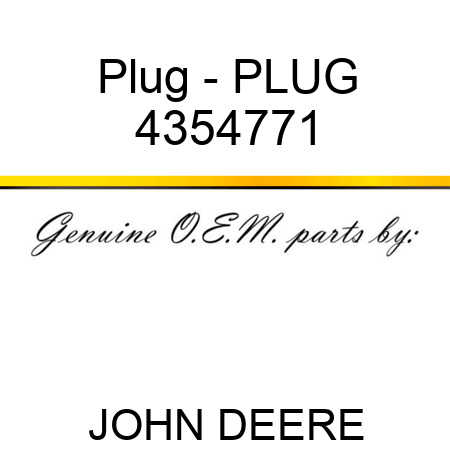 Plug - PLUG 4354771