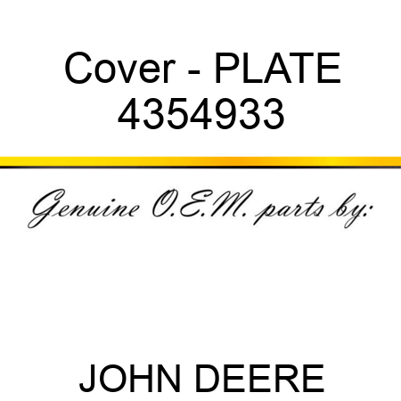 Cover - PLATE 4354933