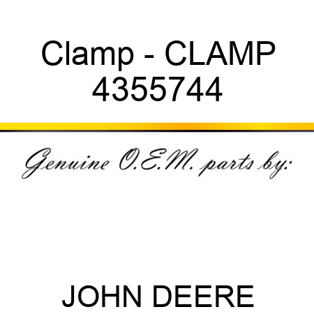 Clamp - CLAMP 4355744