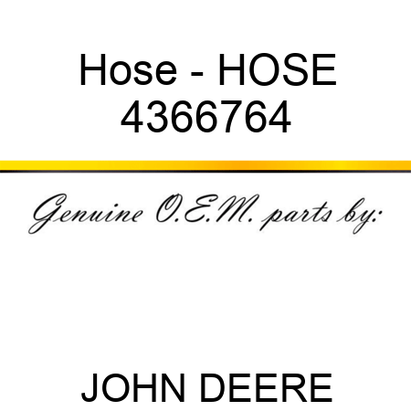 Hose - HOSE 4366764