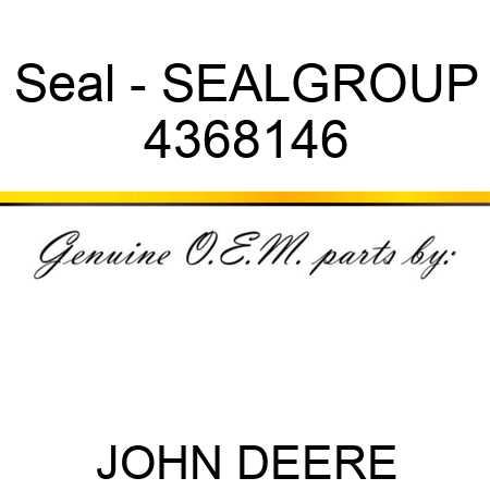 Seal - SEAL,GROUP 4368146