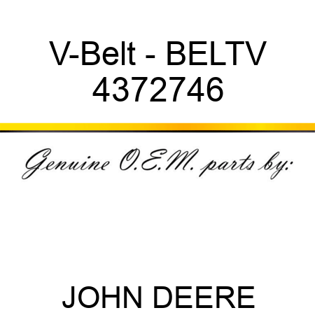 V-Belt - BELT,V 4372746