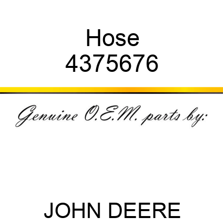 Hose 4375676