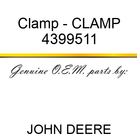 Clamp - CLAMP 4399511