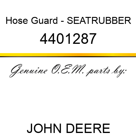 Hose Guard - SEAT,RUBBER 4401287