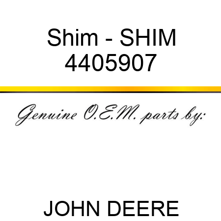 Shim - SHIM 4405907