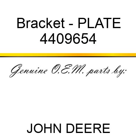 Bracket - PLATE 4409654