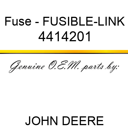 Fuse - FUSIBLE-LINK 4414201
