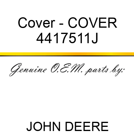 Cover - COVER 4417511J