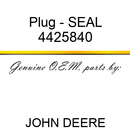 Plug - SEAL 4425840