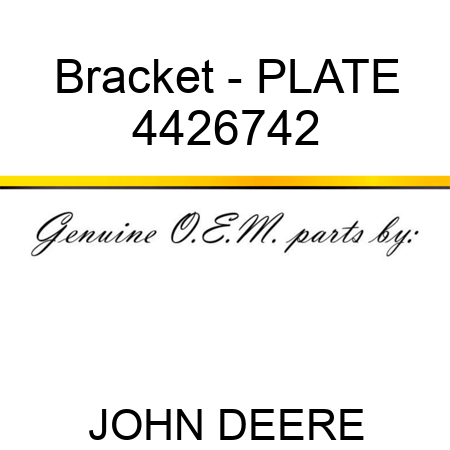 Bracket - PLATE 4426742