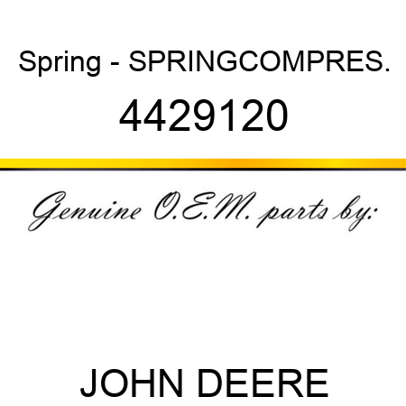Spring - SPRING,COMPRES. 4429120