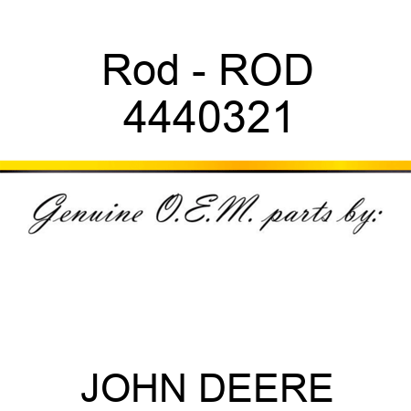 Rod - ROD 4440321