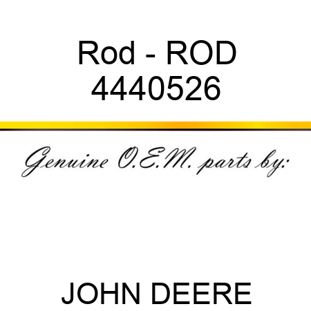 Rod - ROD 4440526
