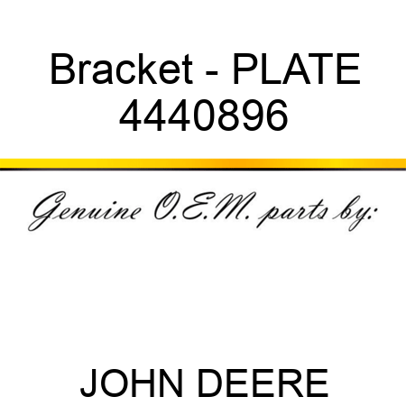 Bracket - PLATE 4440896
