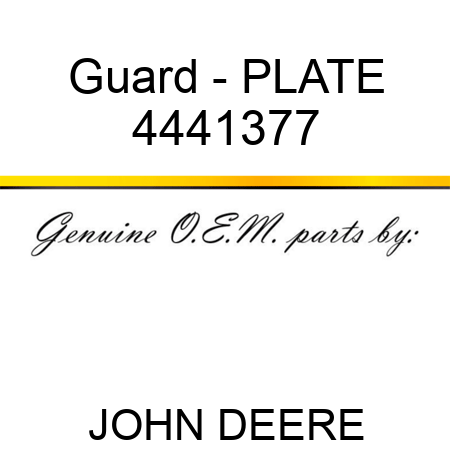 Guard - PLATE 4441377