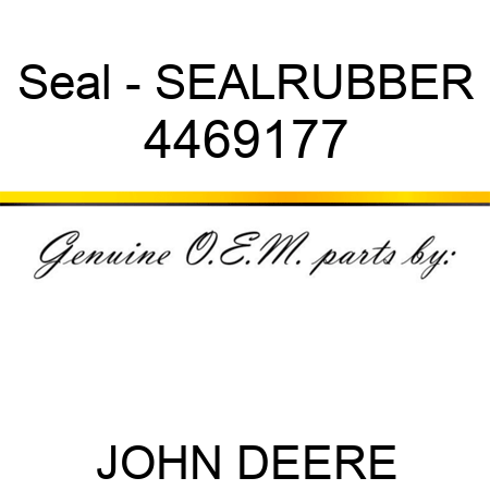 Seal - SEALRUBBER 4469177