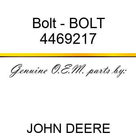 Bolt - BOLT 4469217