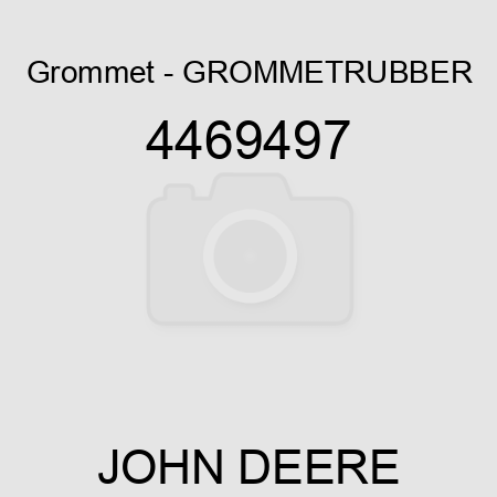 Grommet - GROMMET,RUBBER 4469497
