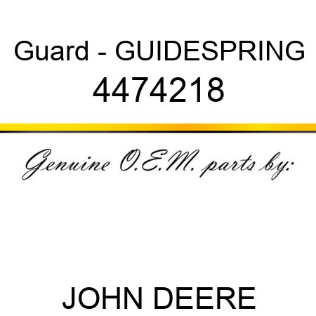 Guard - GUIDE,SPRING 4474218