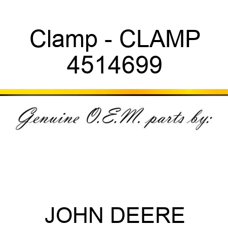Clamp - CLAMP 4514699