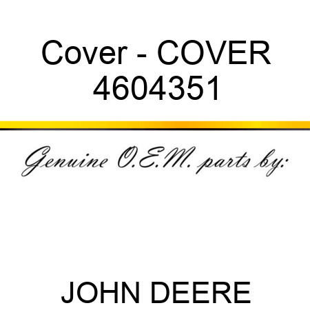 Cover - COVER 4604351