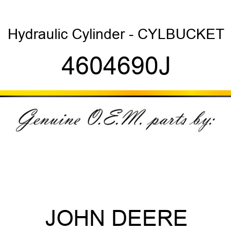 Hydraulic Cylinder - CYLBUCKET 4604690J