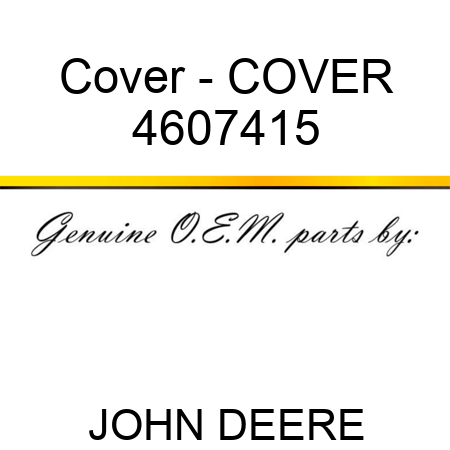 Cover - COVER 4607415