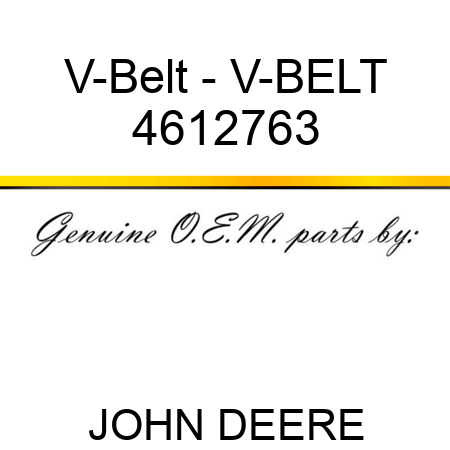 V-Belt - V-BELT 4612763