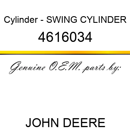 Cylinder - SWING CYLINDER 4616034