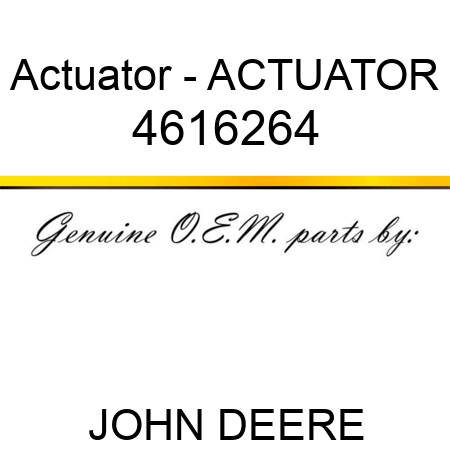 Actuator - ACTUATOR 4616264