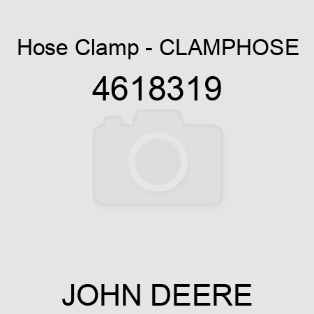 Hose Clamp - CLAMP,HOSE 4618319