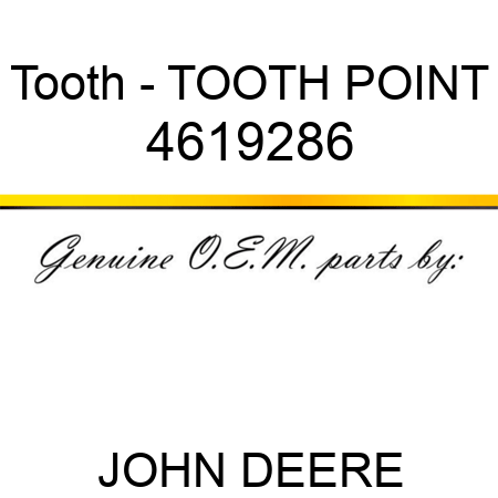 Tooth - TOOTH POINT 4619286