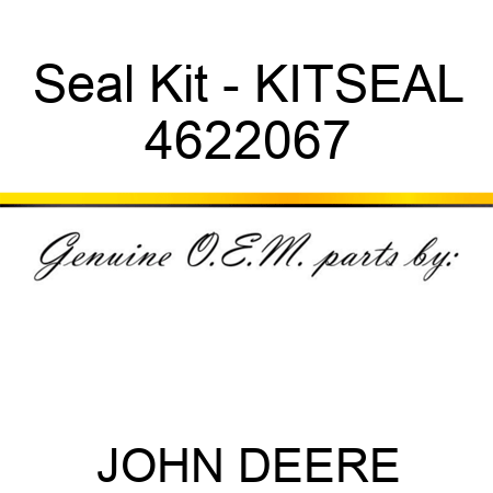 Seal Kit - KITSEAL 4622067