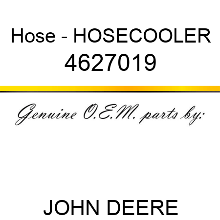 Hose - HOSECOOLER 4627019