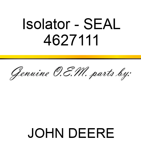 Isolator - SEAL 4627111