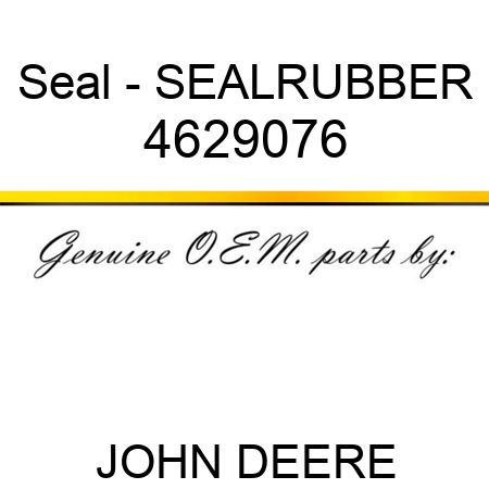 Seal - SEALRUBBER 4629076